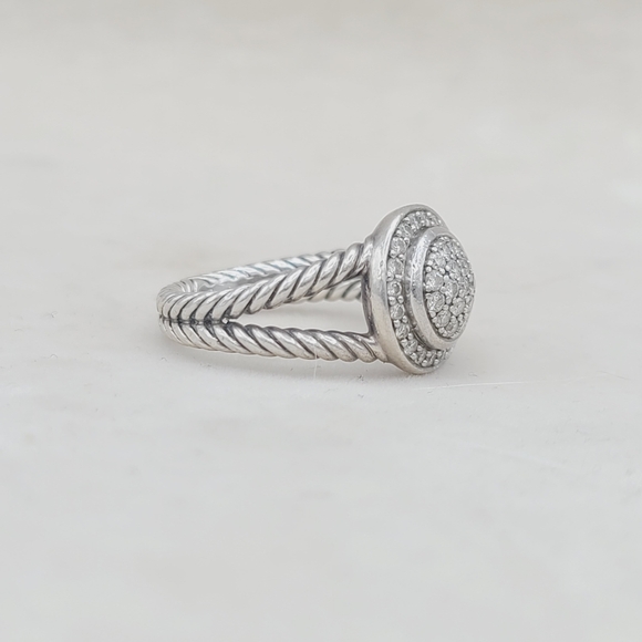 David Yurman Petite Cerise Diamond Ring - Picture 5 of 15